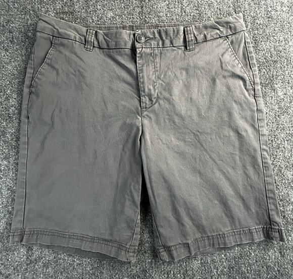 Magellan's Pants - Magellan Outdoors Women's Gray Stretch Casual Chino Shorts Size 16